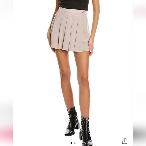 HARPER Pleated Mini Skirt - Picture 1 of 5